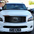 Накладка на передний бампер Element на Infiniti QX80 (QX56)