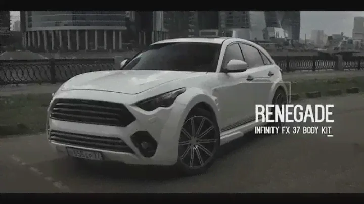 infiniti renegade edition in white