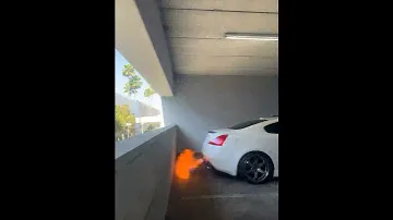 Tuned G37 shoots flames #370z #q50 #g37 #q60 #vq