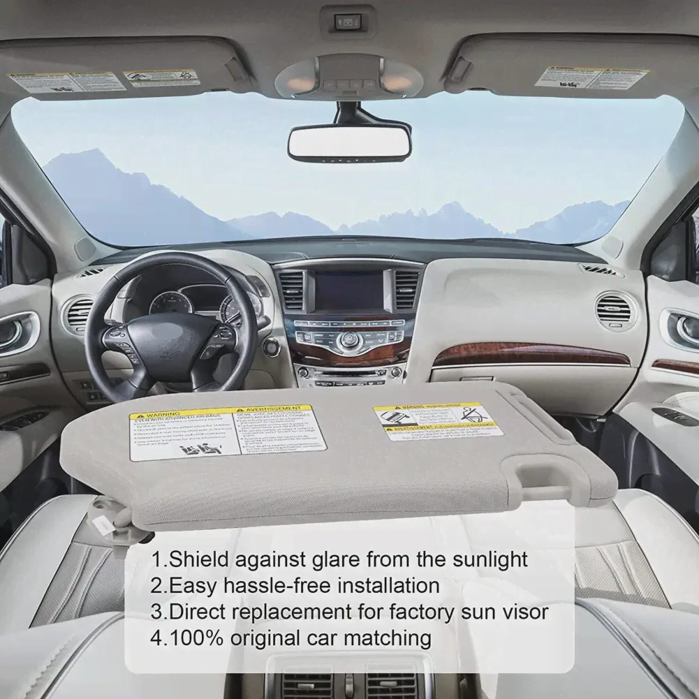 Солнцезащитный Козырек для Nissan-Pathfinder 2013-2018 Infiniti- QX60 2014-2017 JX35 2013 Заменить 96401-9PB0A, Левая Сторона водителя