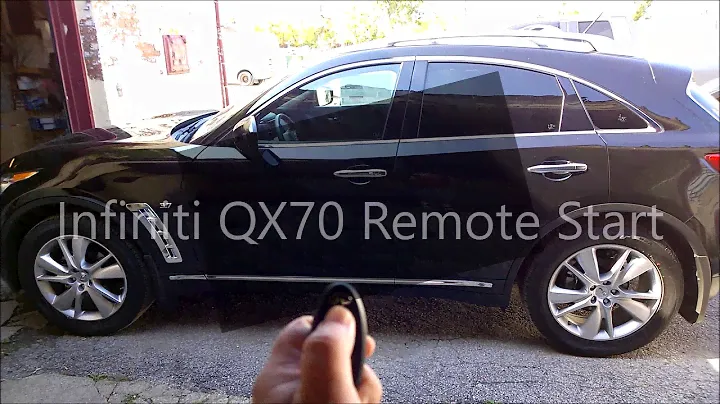 Infiniti QX70 Remote Start System Demo