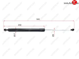 Упор багажника (LH=RH) SAT INFINITI FX35 1 S50 - FX45 1 S50
