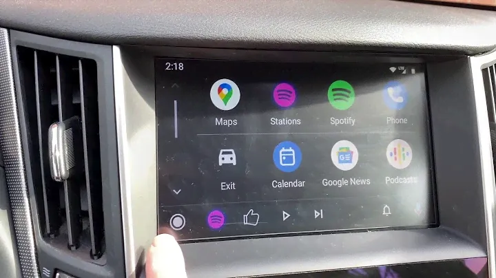 Автоматическая настройка Android для Infiniti Q50 Q60 QX50 2015, 2016, 2017, 2018, 2019 годов.