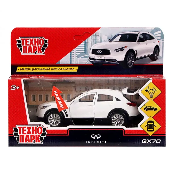Машина INFINITI QX70 12см, Технопарк