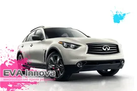 Коврики EVA 3D c бортами для Infiniti QX70 2013 - 2017