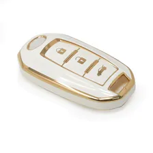 Нано Высококачественная крышка для Infiniti Remote Key 3 Кнопки Седан Белый цвет