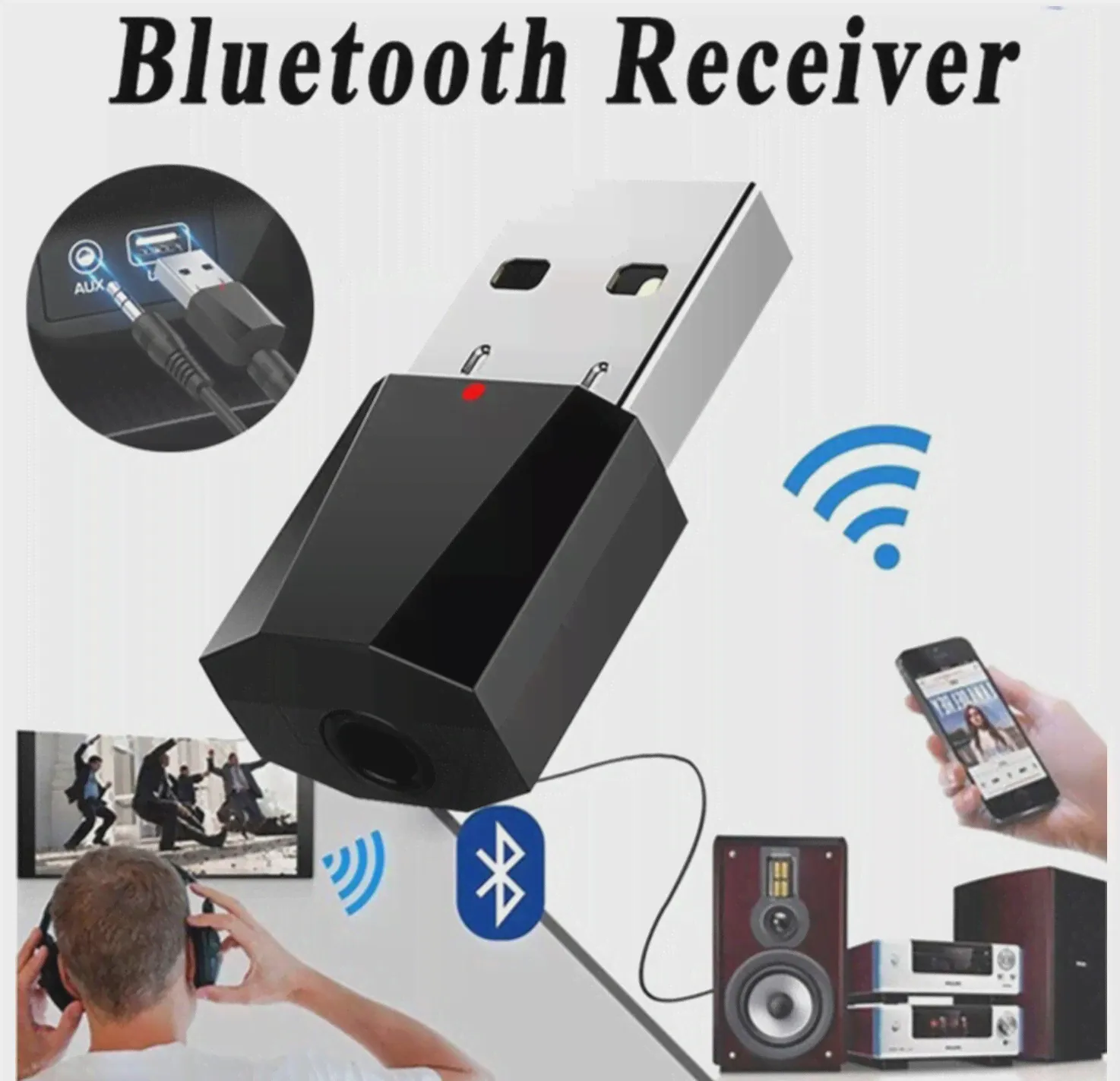 🛍 2019 беспроводной USB AUX мини Bluetooth приемник для INFINITI EX FX JX QX X25 EX35 FX G25 G35 G37 ESQ QX50 QX60 QX70 QX80 Q50 Q60-2