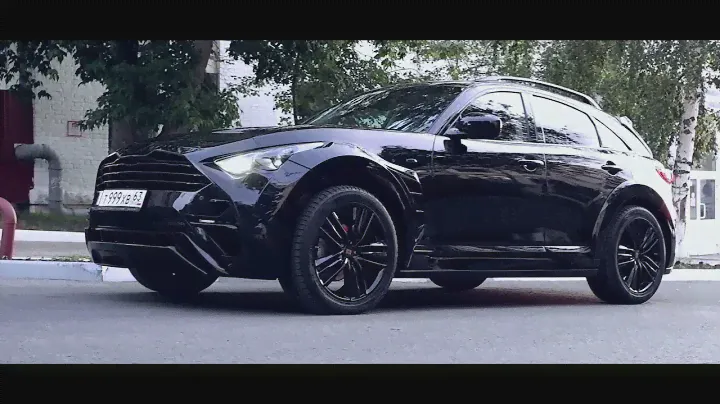 Infiniti QX70 DRACO Black edition от SCL GLOBAL Concept
