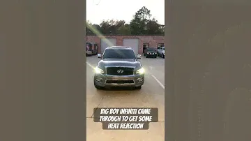 Factory Matchup + 35% Front Windshield On This QX80