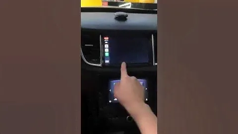 CheerDriving Wireless CarPlay and Android Auto Retrofit on 2014 Infiniti QX50 with dual screen
