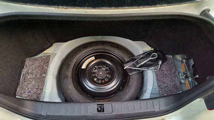 Infiniti Q70 & M35 Hybrid Trunk. Spare Tire, Emergency Service Tools