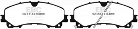 DP23036 EBC Brakes Greenstuff тормозные колодки перед. INFINITI Q50, Q60