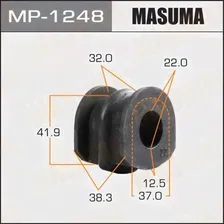 Втулки стабилизатора Masuma задние для Infiniti M IV 2011-2013. Артикул MP-1248