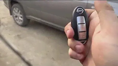 Работа ключа Inttelegent key от Nissan Teana (Murano) на Nissan X-Trail