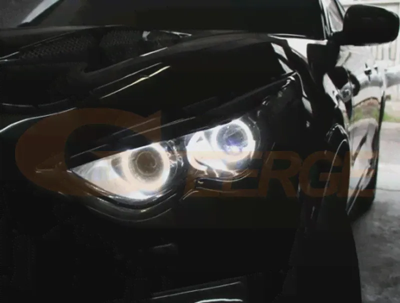 🛍 Для Infiniti FX FX35 FX37 FX50 QX70 2009-2017 ультра яркий SMD СВЕТОДИОДНЫЙ ангельские глазки набор колец Дневной светильник аксессуары для стайлинга автомобилей-2