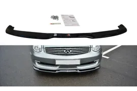 Накладка сплиттер на передний бампер на Infiniti G35 Coupe