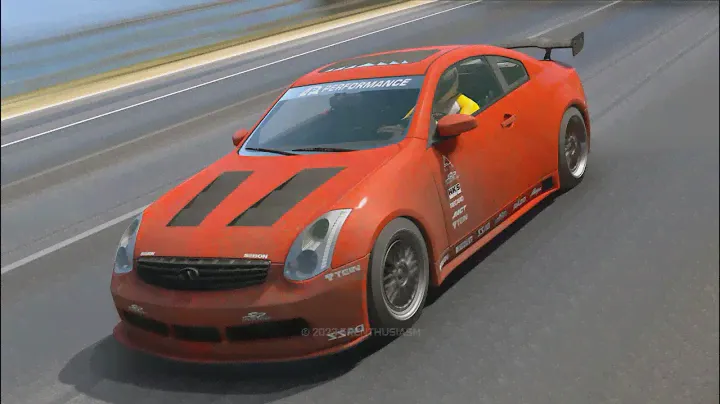 Infiniti G35 Coupe V35 APR Widebody Kit in Zmodeler3 Conversion Timelapse / GRAND THEFT AUTO V
