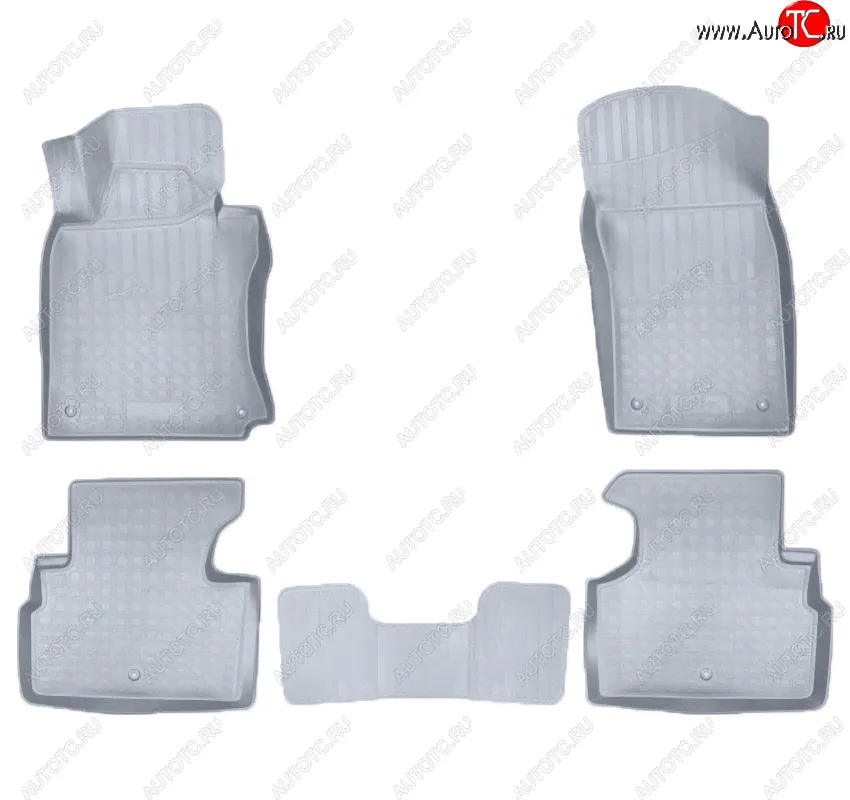 Коврики салона Norplast Unidec INFINITI Q50 (2013-2024) (Цвет: серый)-0