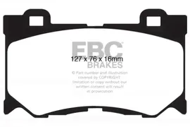 DP61823 EBC Brakes Greenstuff тормозные колодки перед. INFINITI FX30D, FX37, FX50, QX70