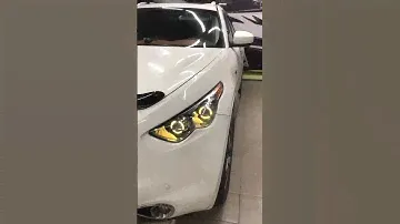 LED angel eyes TAU tech for Infiniti FX Ангельские глазки ТАУ тех для Инфинити ФХ