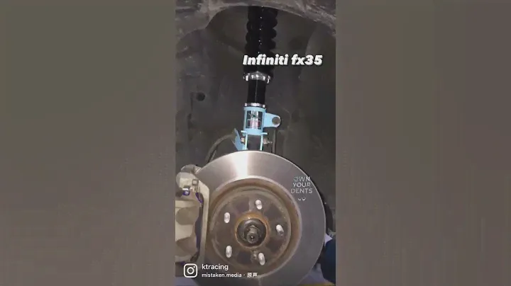 Infiniti fx35 installed KT suspension.