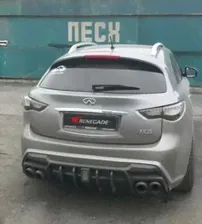 Насадки на выхлоп по бокам Renegade Infiniti
