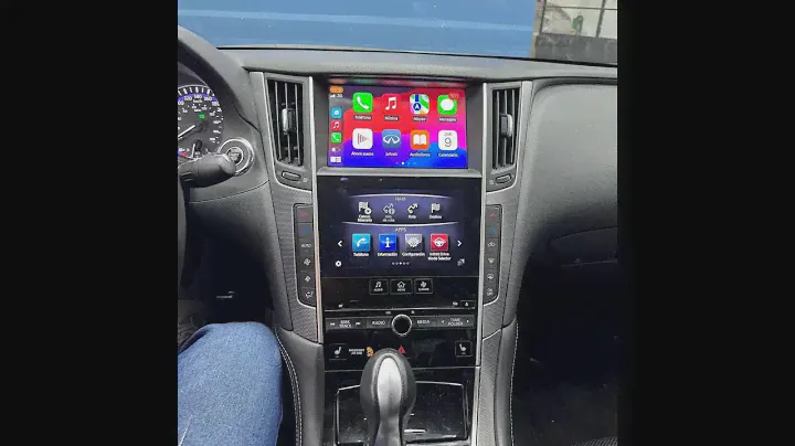 Infiniti Q50 (2014-2020) Apple Carplay and Android Auto installation using factory touchscreen