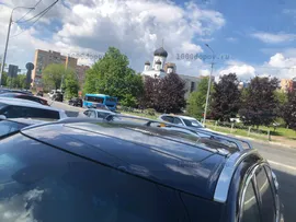 Багажник на рейлинги Infiniti QX60 2015-2021 штатный