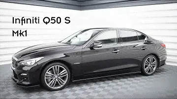 Infiniti Q50 S Mk1 | Maxton Design Splitter Set | Presentation #277