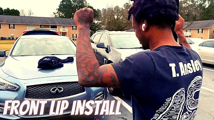 I think I want to get a Q50…(Front Splitter and Side Skirt install 2015 Q50)