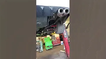 Infiniti M with custom exhaust
