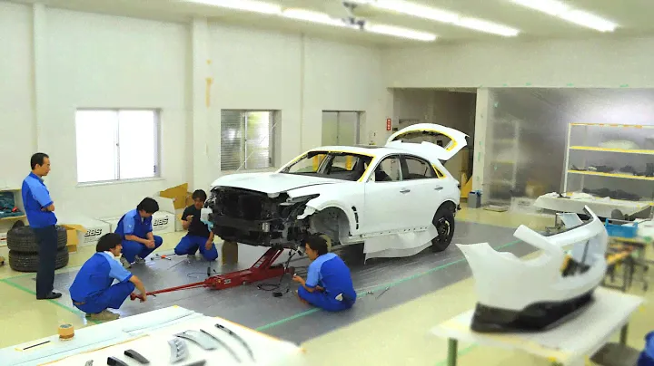 How the Infiniti FX Sebastian Vettel was built Timelapse
