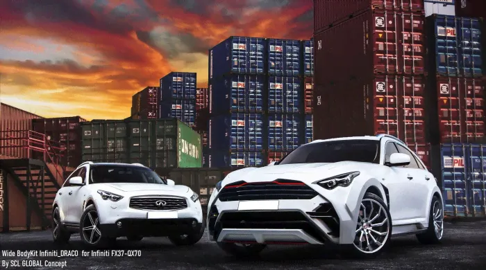 Infiniti QX70 Тюнинг Обвес S51 (DRACO)