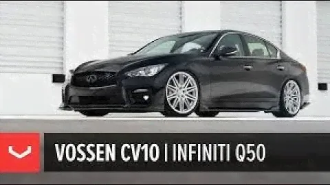 Infiniti Q50 | Диски Vossen CV10 Silver Polished