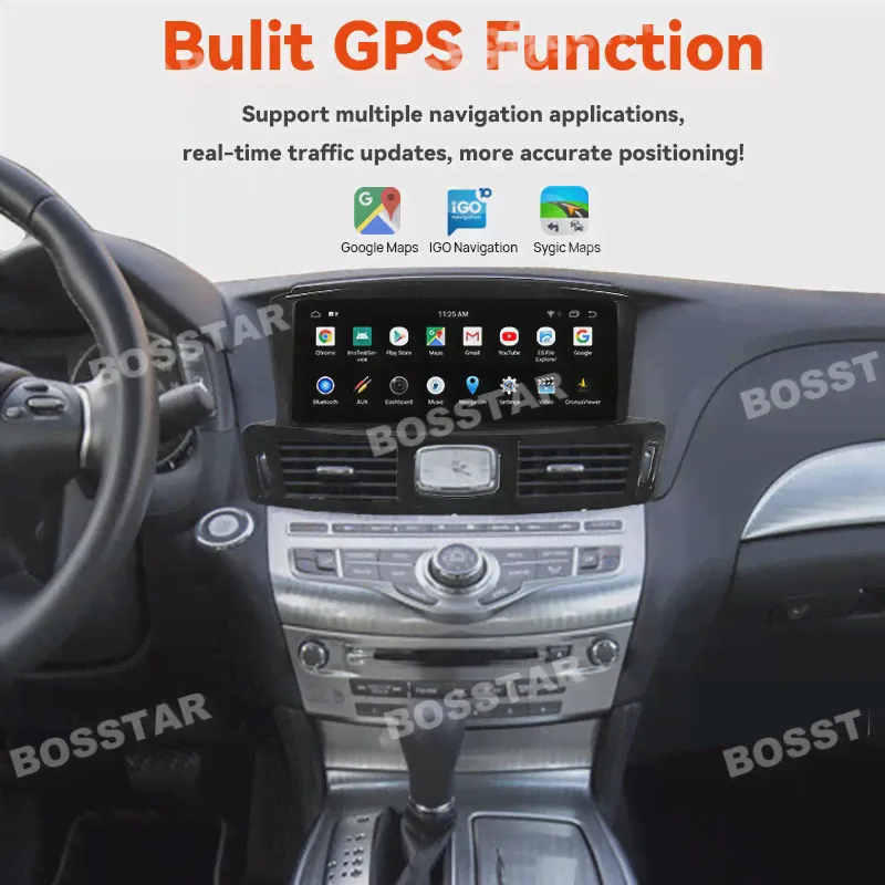 Сенсорный экран Bosstar Android радио для Infiniti QX30 Q30 2015 - 2018 Автомобильный мультимедийный DVD плеер Carplay GPS навигация (art.: 3920be433221a)-4