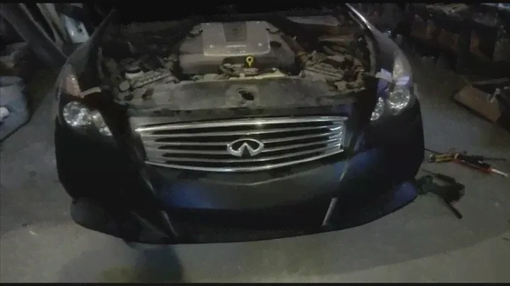 Установка обвеса Liberty на Infiniti g37 coupe
