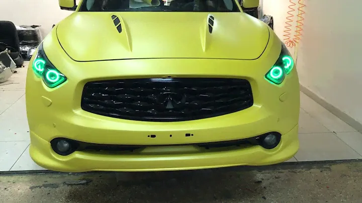 Infiniti FX37- ангельские глазки. Ходовые огни.
