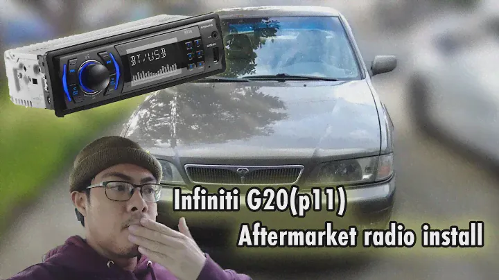 Infiniti g20(p11) aftermarket radio install