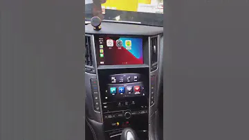 CheerDriving Wireless CarPlay and Android Auto Retrofit on 2016 Infiniti Q50L