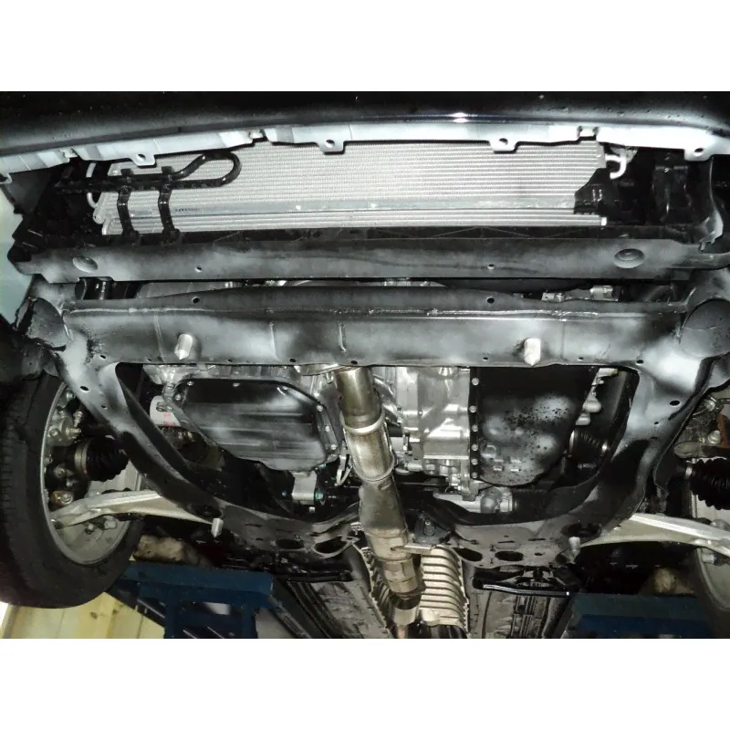 15.17ABC Защита картера двигателя и кпп Infiniti (Инфинити) JX35 ( QX60) V3,5 (2012-) / NissanTeana 2WD,4WD,V-все (2008-2013-) / Nissan Pathfinder V-все (2012-) (Алюминий 4мм)-1