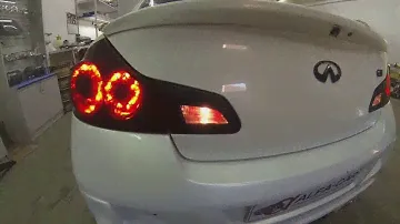 INFINITI G37 доработка фонарей