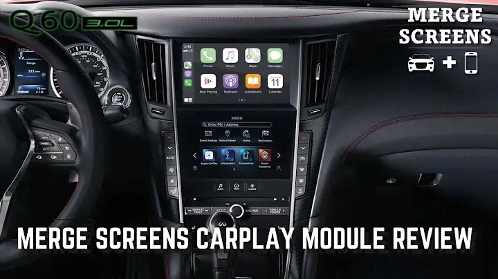FIXING INFINITI’S BIGGEST MISTAKE!! | Merge Screens Apple CarPlay Module Review | Q50/Q60