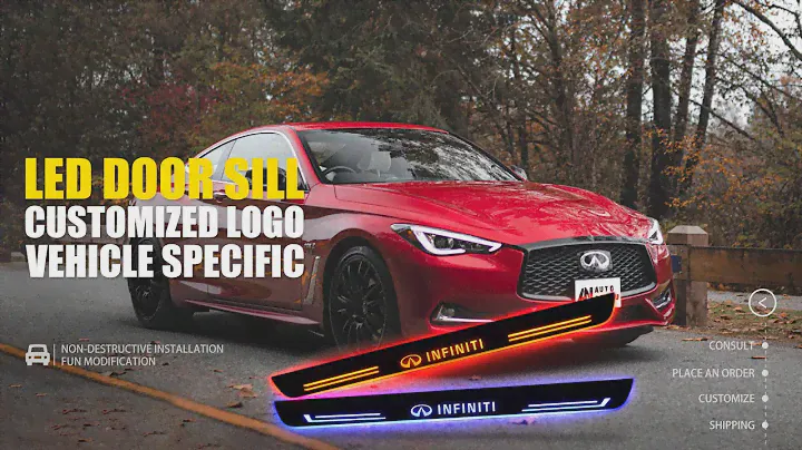 Infiniti LED Door Sills - Aoonuauto