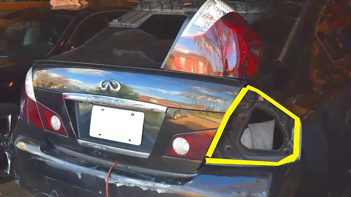 Infiniti M35 M45 Снятие заднего фонаря.