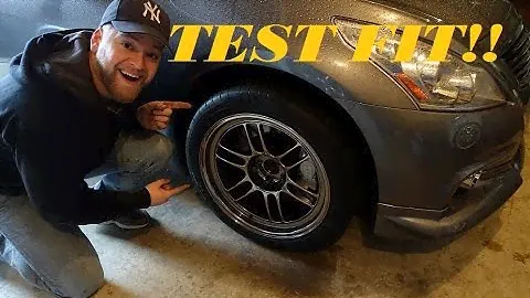 Тестовая установка Enkei RPF1 на Infiniti G37