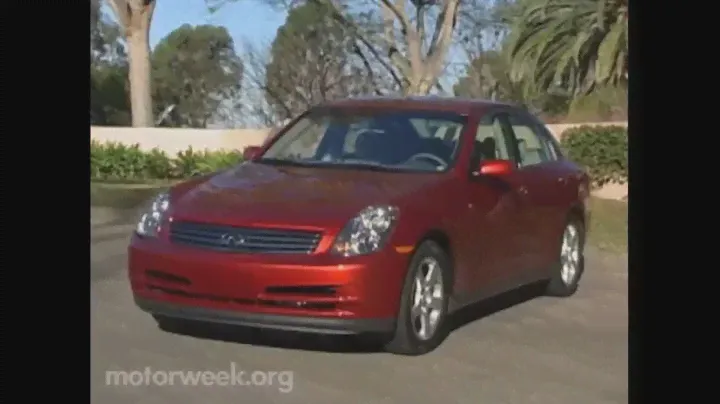 Motorweek 2003 Infiniti G35 Sedan Road Test