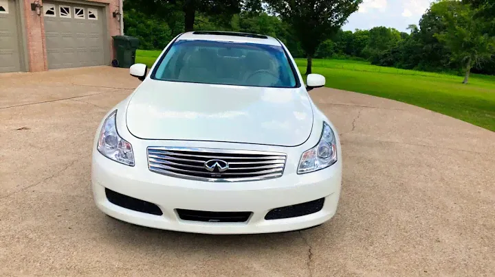2008 INFINITY G35X AWD PEARL WHITE SENDAN SUNROOF USED FOR SALE INFO WWW.SUNSETMOTORS.COM