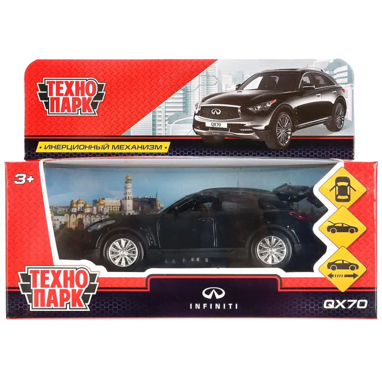 Машина Infiniti Nissan QX70 черный-0