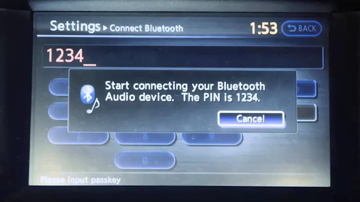 Infiniti M 2013 года — потоковое аудио по Bluetooth (при наличии)